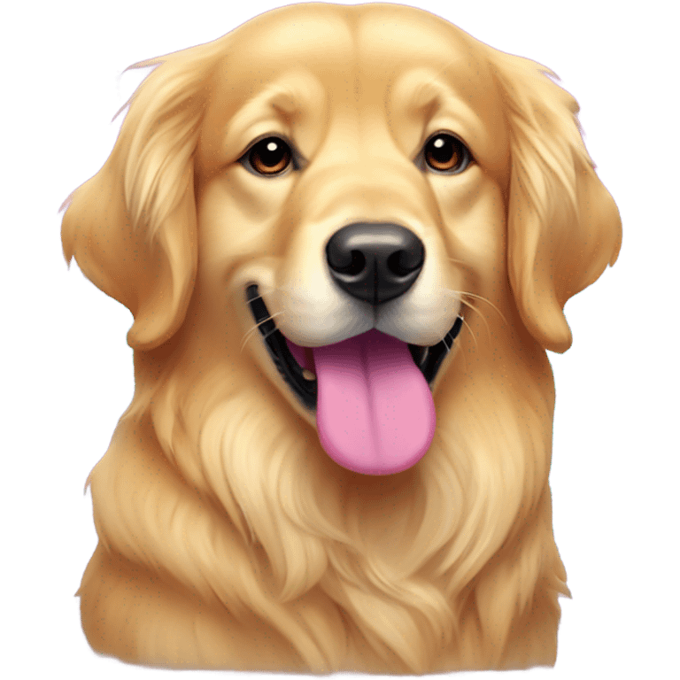 Lisa frank golden retriever  emoji