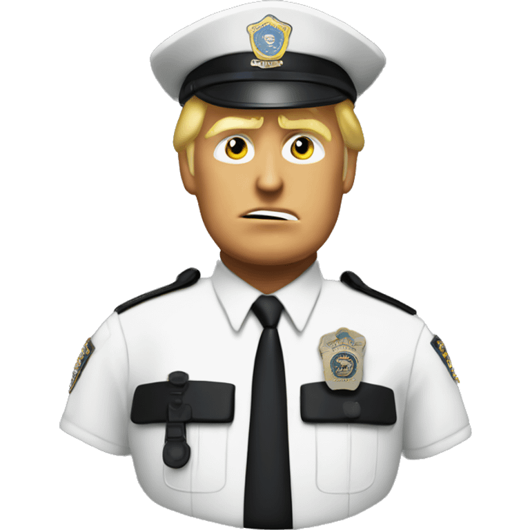 Donald Trump policemen  emoji