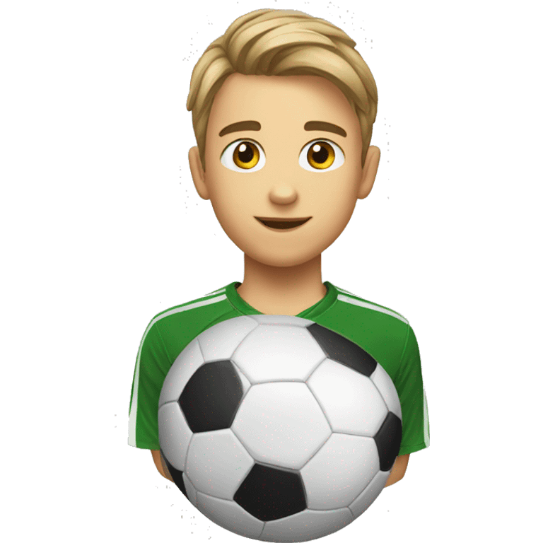 Soccer kid emoji