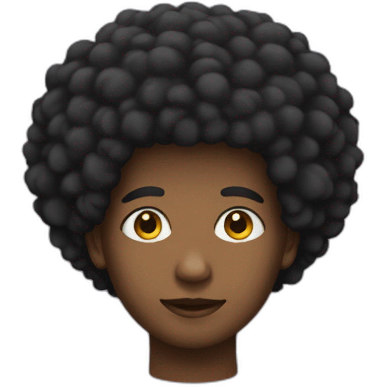 Afro emoji