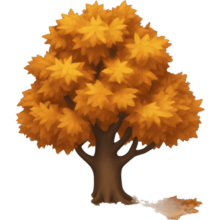 fall tree emoji