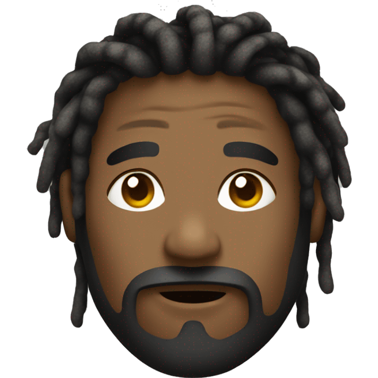 nonchalant dread head  emoji