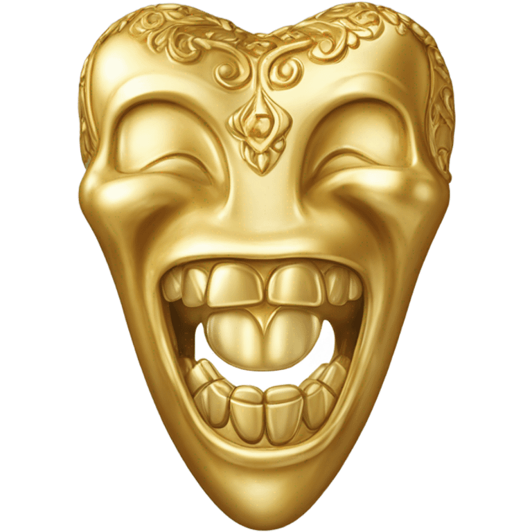 Golden tooth emoji