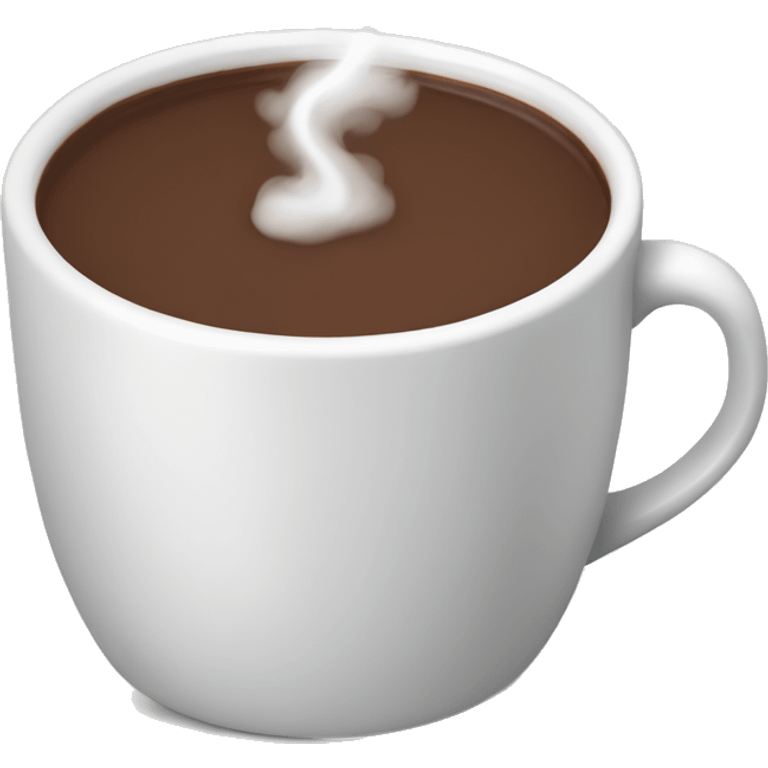 Chocolat chaud qui fume emoji