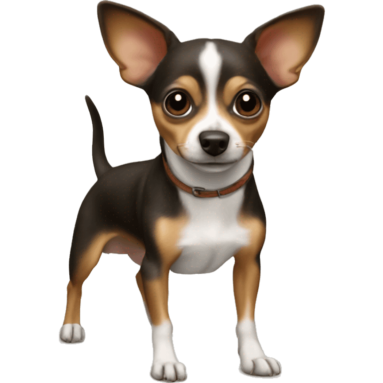 Brown rat terrier Chihuahua mix (no white) emoji