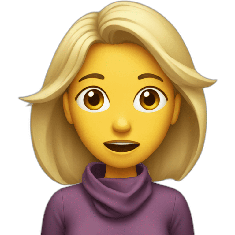 surprised woman emoji