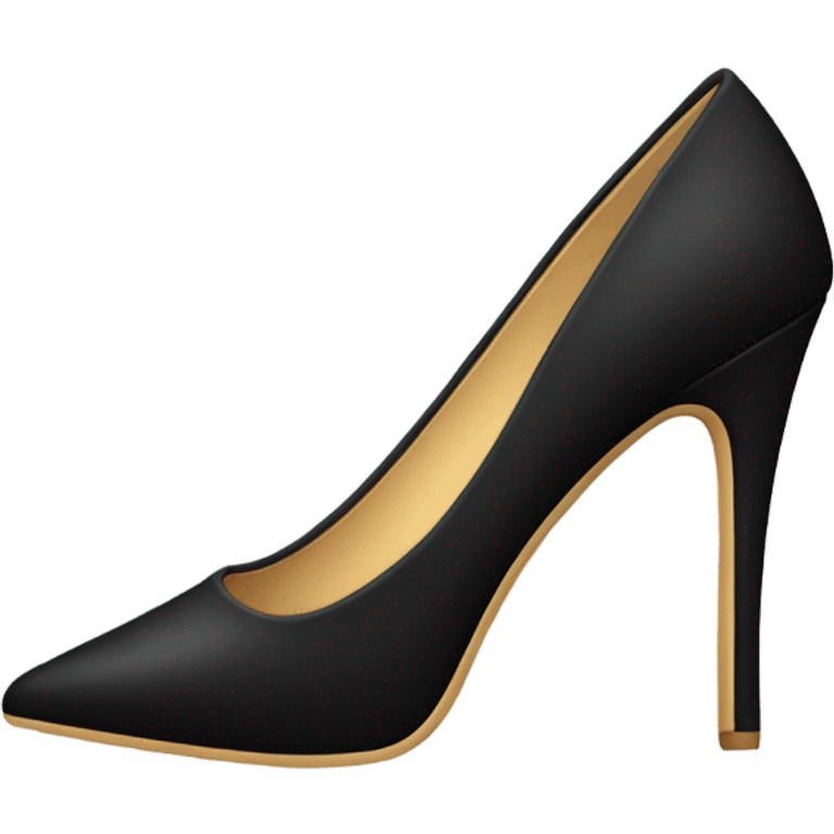 Black high-heeled shoes emoji