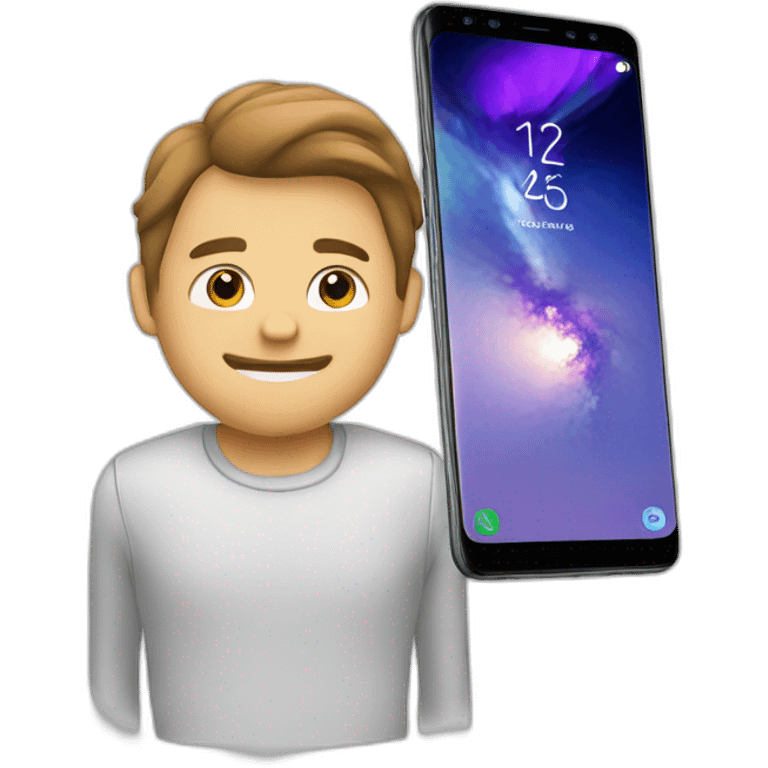 All-display Galaxy smartphone emoji