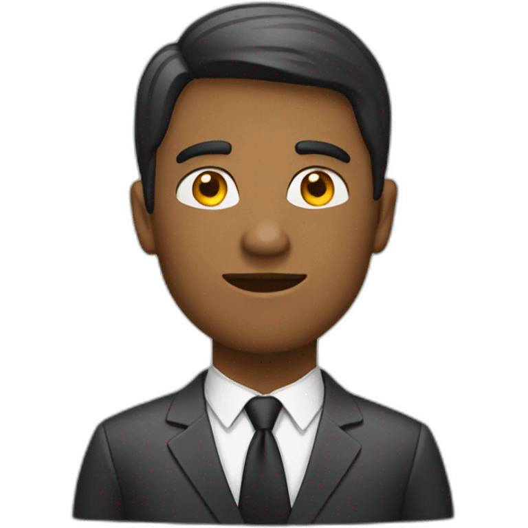 Financial analyst emoji