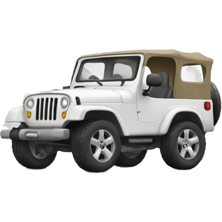 white jeep emoji