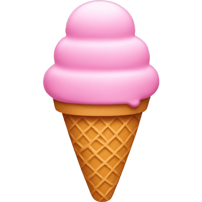 pink ice cream emoji