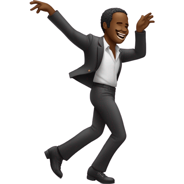 Man dancing at disco emoji