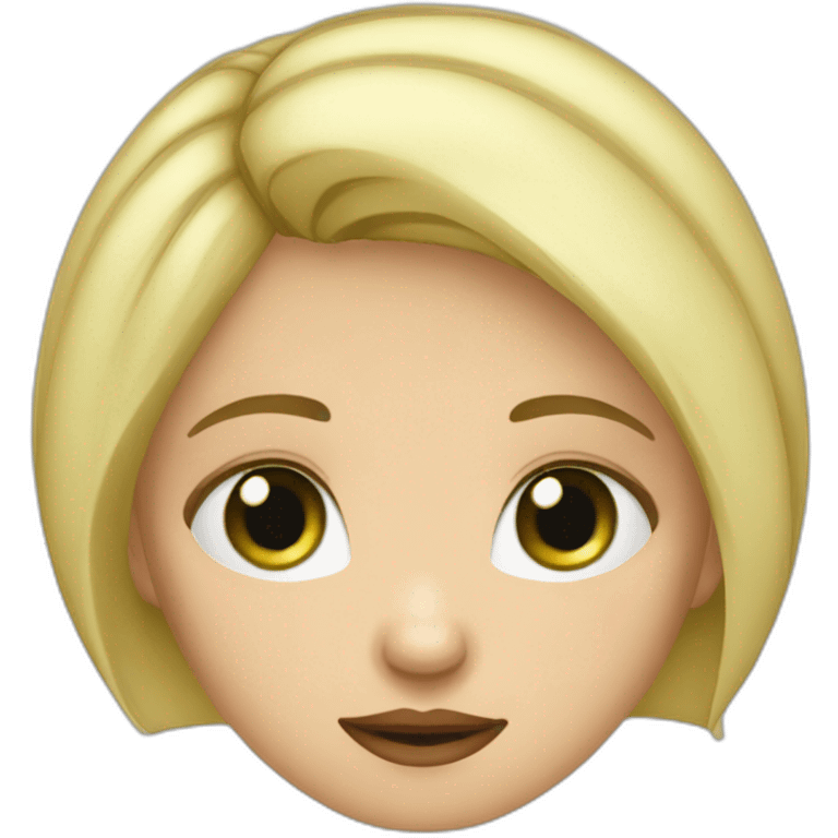 triste-blond-girl-short-hair-with-green-and-blue-eyes emoji