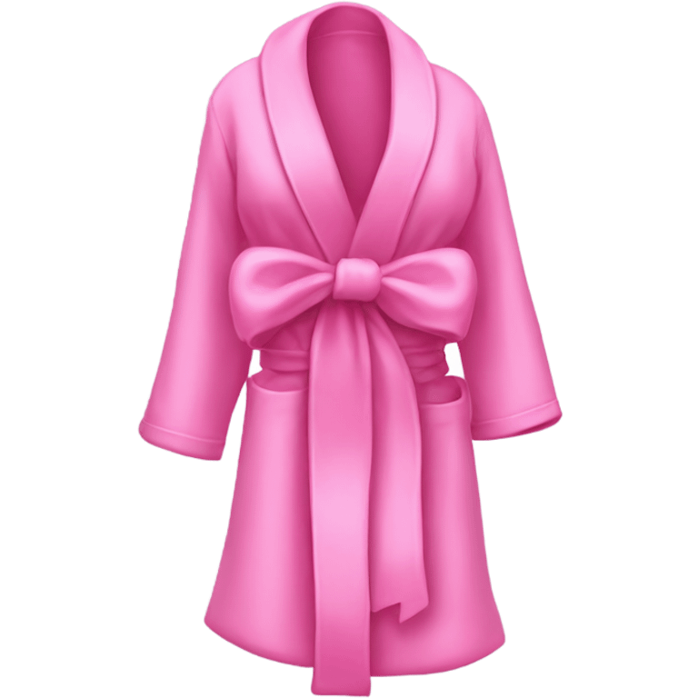 Pink bows on robe emoji