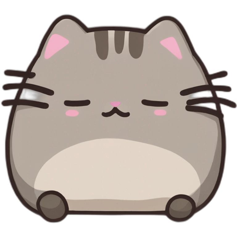 Pusheen sad emoji