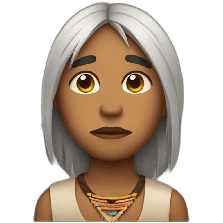 indigenous sad emoji emoji