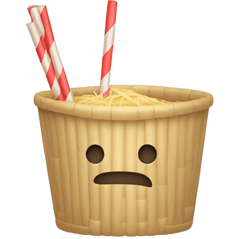 Straw  emoji