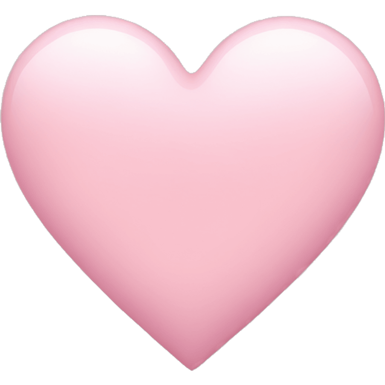 light pink heart emoji