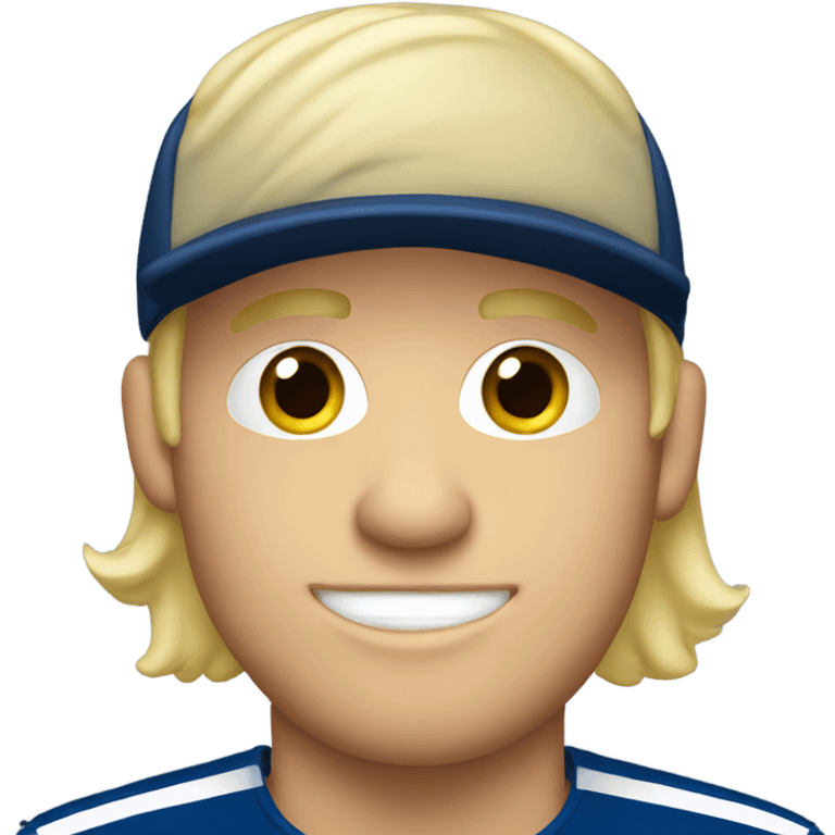 Blonde guy wearing Scotland cap emoji