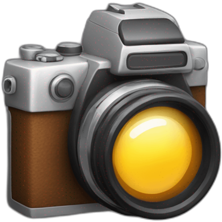 camera with flash emoji