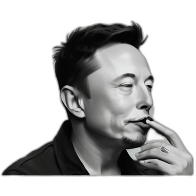 elon musk smoking weed on joe rogan emoji