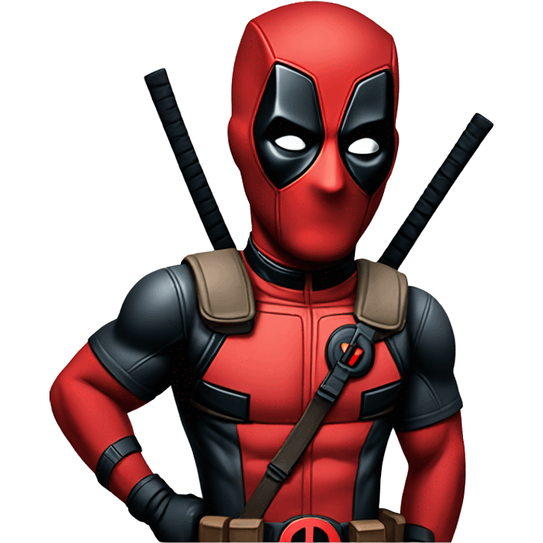 deadpool smiling  emoji