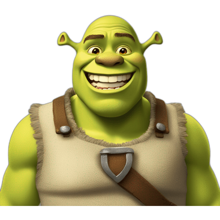 Shrek rire au larme emoji