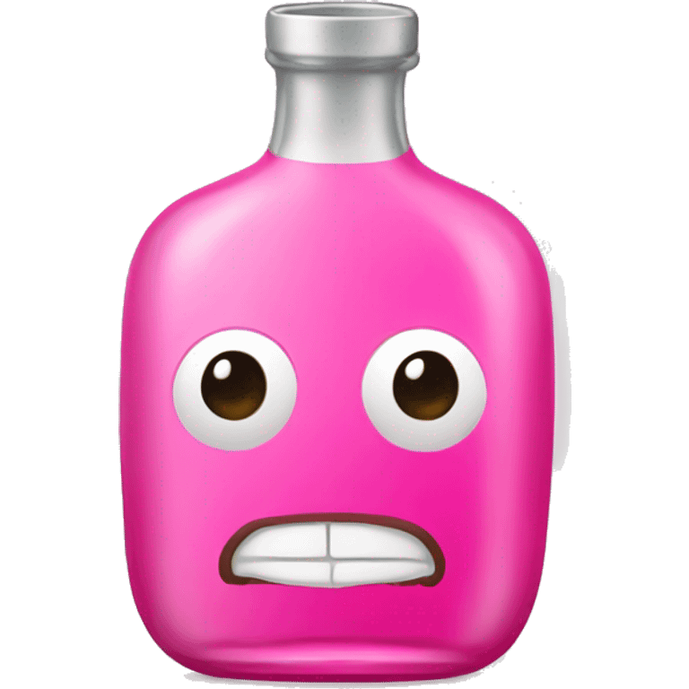 Pink tequila emoji