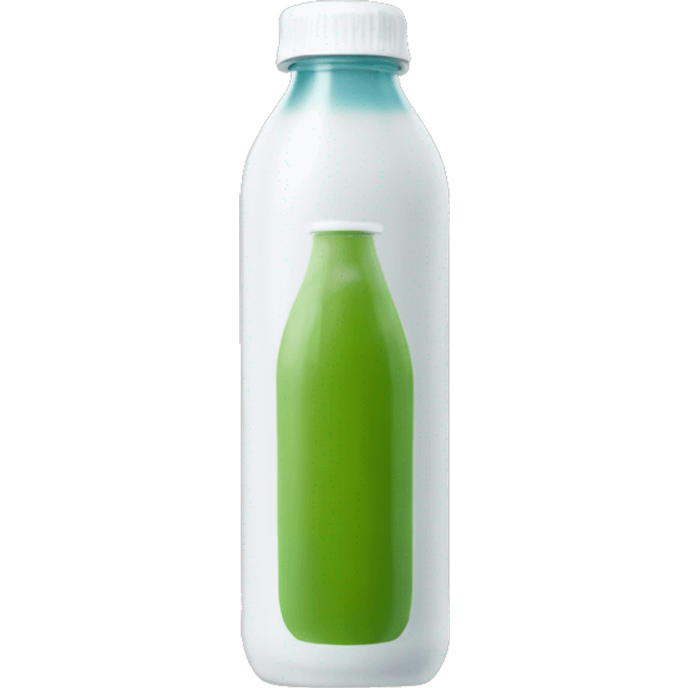 juice bottle with white cap emoji