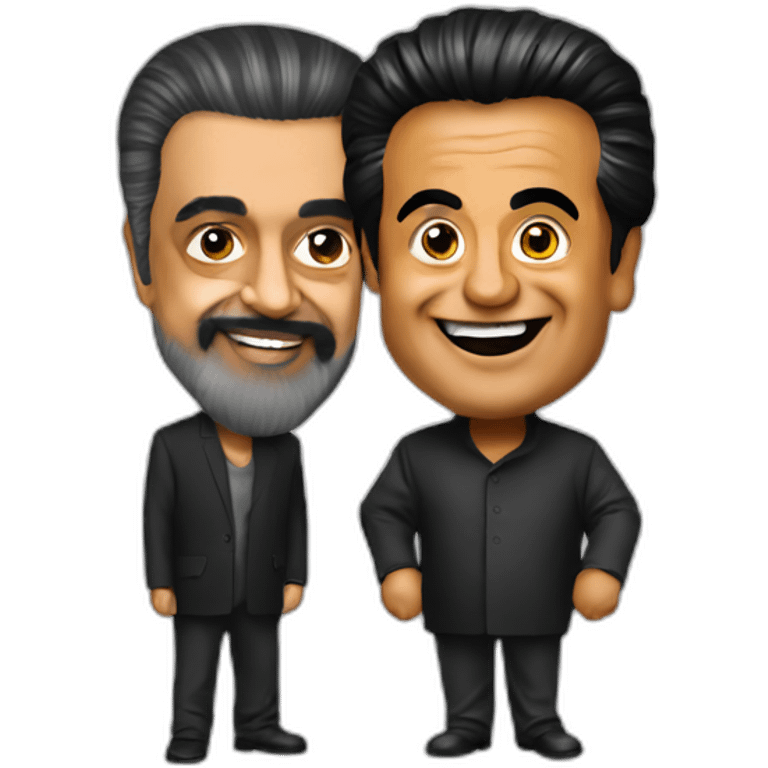 Kamal Hasan and Rajinikanth emoji