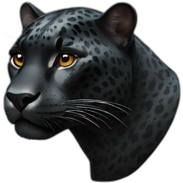 Black jaguar emoji