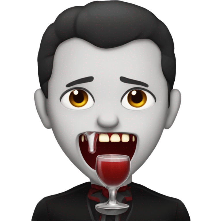 vampire drinking emoji