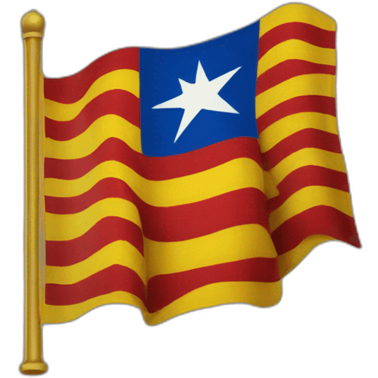 Drapeau catalan emoji