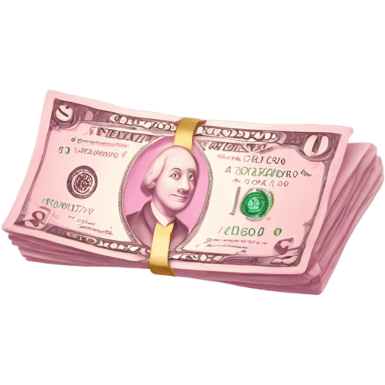 Light pink Money  emoji