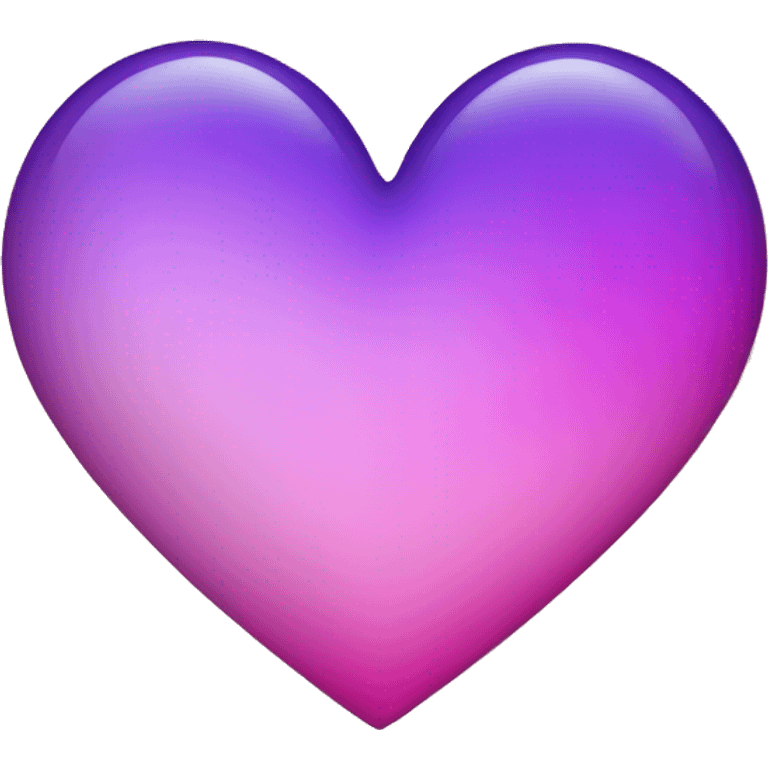 Pink and purple ombré heart emoji