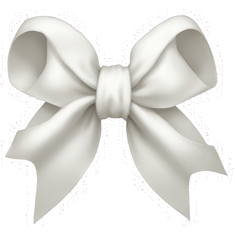 white bow emoji