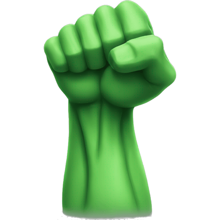 Green muscle arm emoji