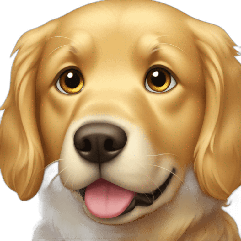 perro golden retriever emoji