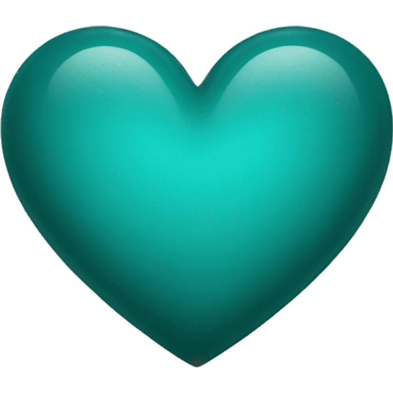 dark turquoise color heart emoji