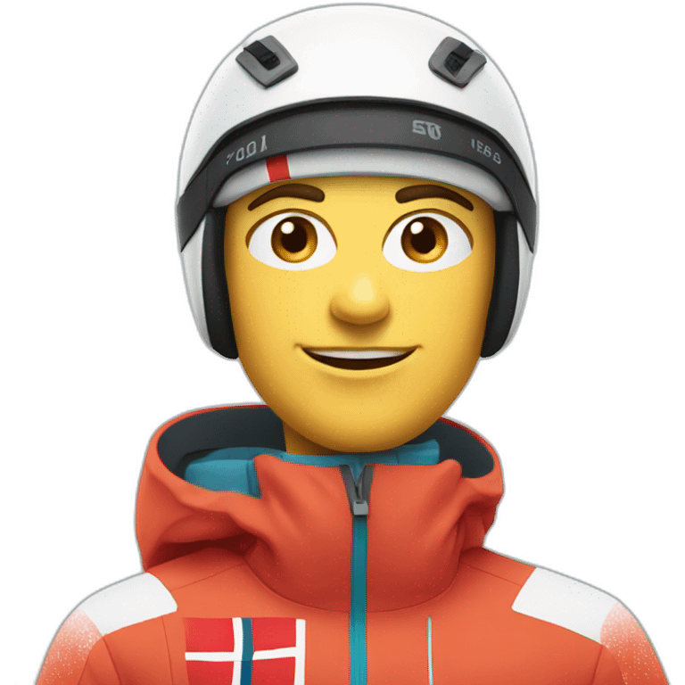 a norwegian skiier emoji