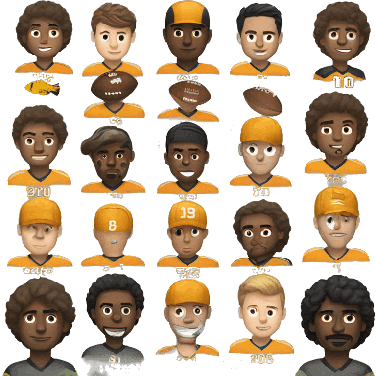 Football players  emoji