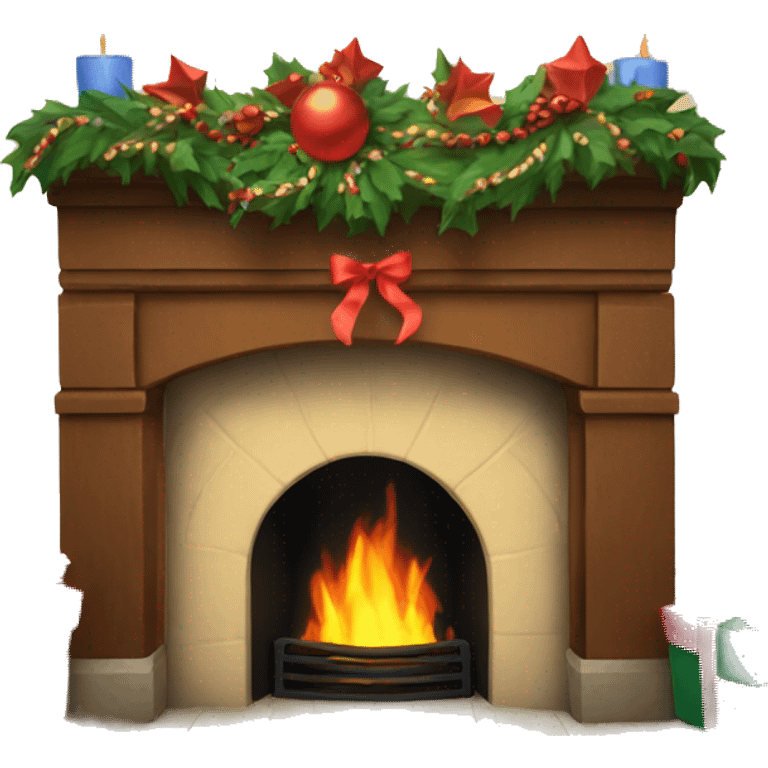 Christmas Fireplace emoji