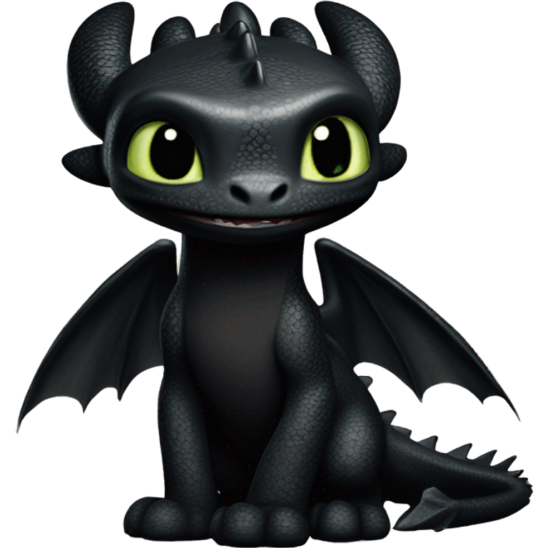 How to train your dragon toothless emoji