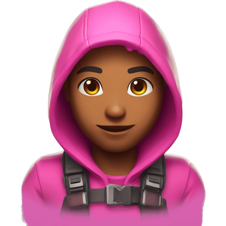 Fortnite pink skin emoji