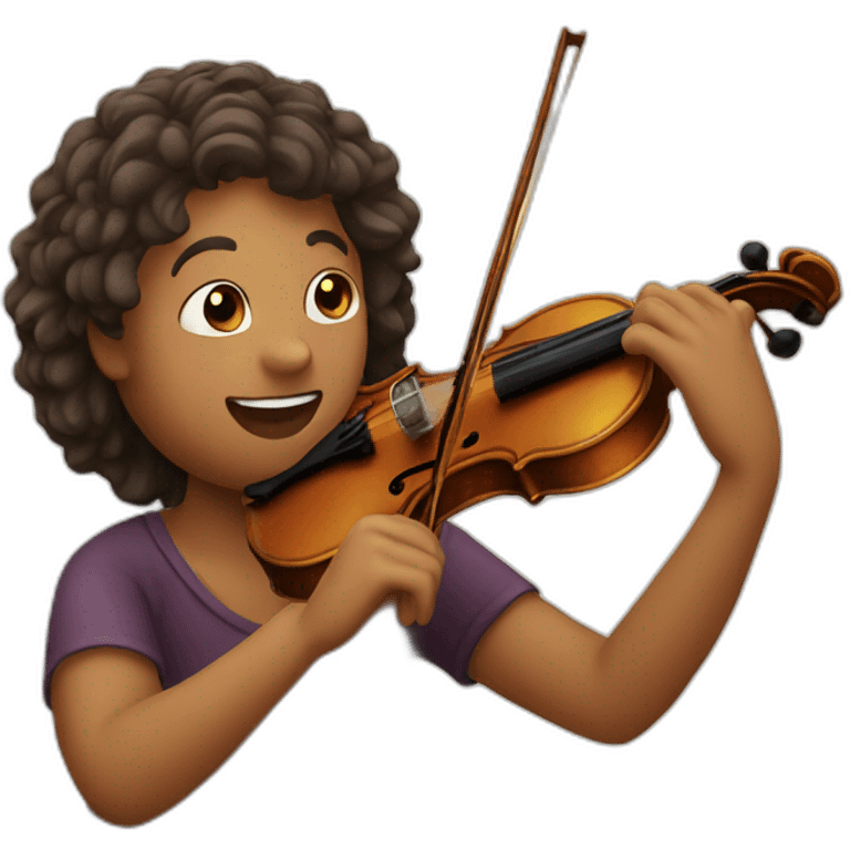 Chat playing violin emoji