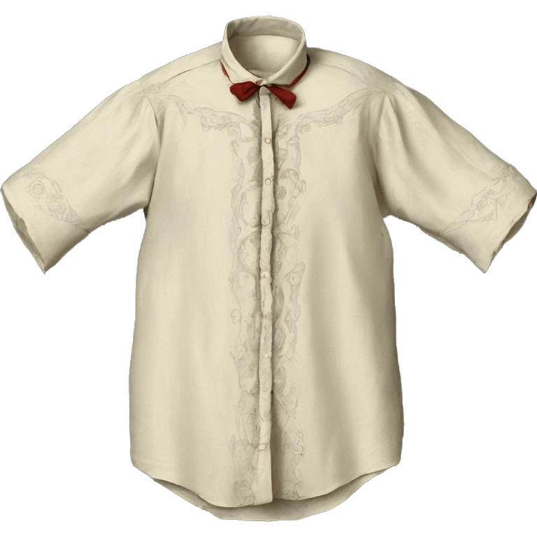 men's shirt 19th century emoji