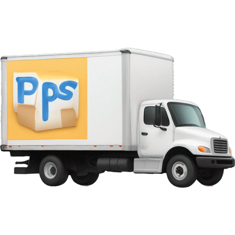 Box truck with “PGS” on the side emoji