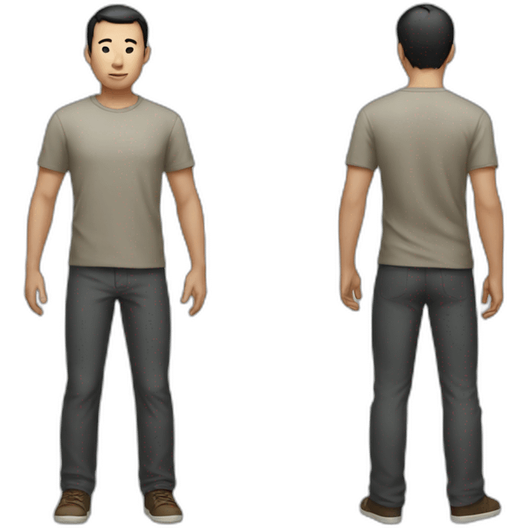 Man Standing Chinese emoji