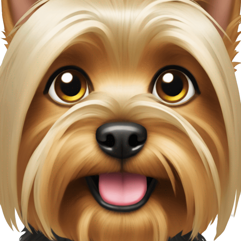 Very pretty Yorkshire terrier emoji