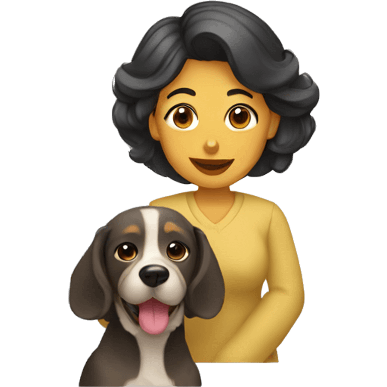 Mamá perro emoji